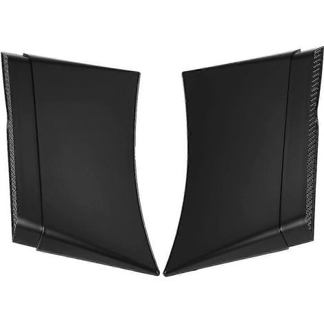 Lot de 2 caches d'aération latéraux arrière noirs pour voiture (modèles 2016-2020), en plastique ABS. (1/5)