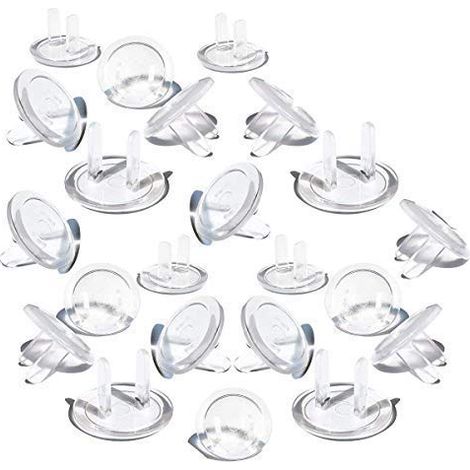 Couvercle De Prise Électrique - Protection Enfant Transparent - Adapté Aux Prises Françaises Type E - Lot De 10 (1/5)