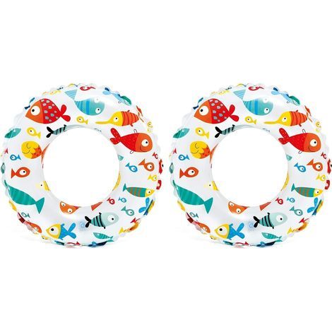 59241NP - Bouée Imprimée 61cm - Coloris aléatoire (Lot de 2) (1/4)