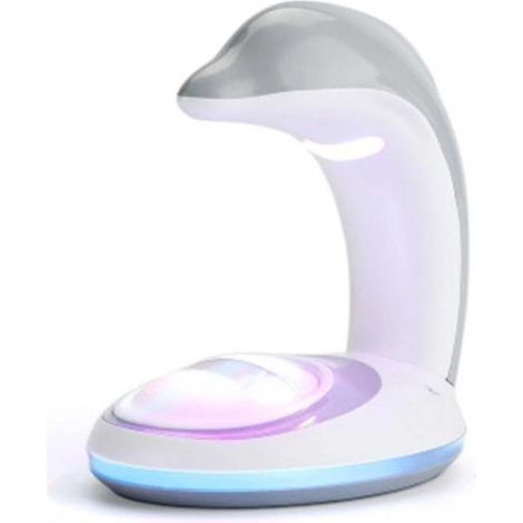 Projecteur dauphin lumière arc-en-ciel chargement par prise USB (gris) (1/2)