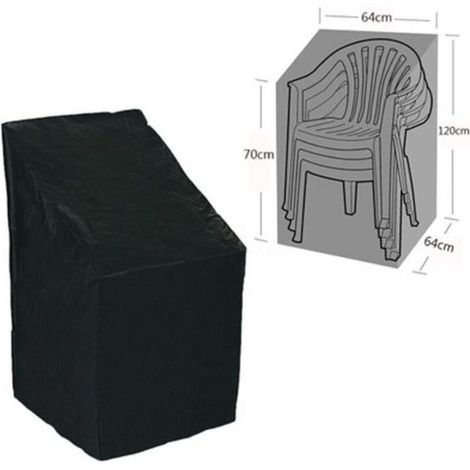Housse protectrice pour fauteuils de Jardin en Polyester Oxford, Étanche Antipoussière, 64 x 64 x 120cm/70cm (1/4)