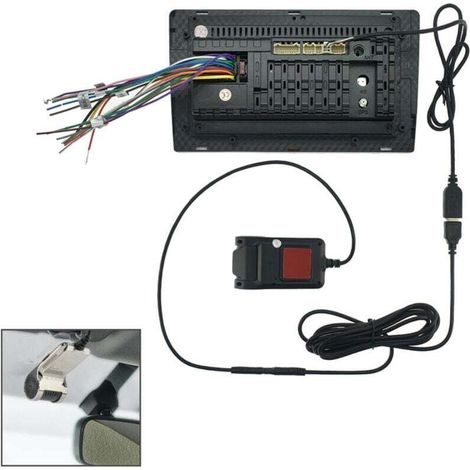 Mini caméra DVR pour voiture 170 degrés réglable HD 1080P enregistreur de course accessoires