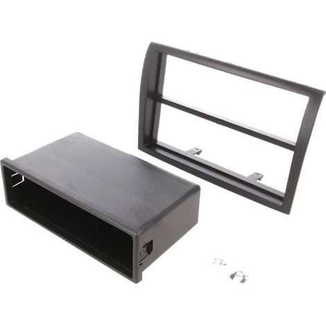 Facade autoradio FA205H compatible avec Jumper Ducato Boxer 11-15 - Gris - 1DIN avec vide-poche