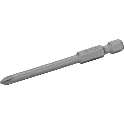 Bahco 1/4 Standard Schraubendreher Bits für PZ2-Pozidriv-Schrauben 70 mm - 2 Stk. pro Blisterpackung