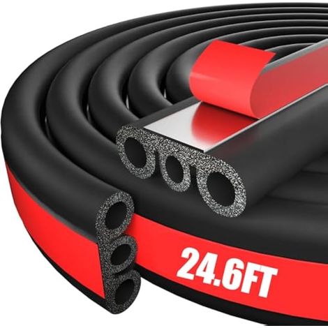 Lot de 2 bandes d'étanchéité de toit pour Toyota Tundra double cabine 2007-2020, kit de joint de garniture de toit gauche et droit de rechange 75551-0C050 75552-0C050 (non compatible avec Crewmax) (1/5)