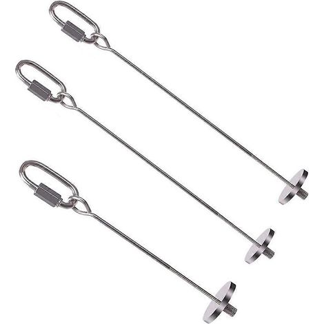 Ensemble de 15 jouets en acier inoxydable pour perroquets, oiseaux et hamsters accessoires d'activité et de divertissement pour cages.-AquaForge (1/5)