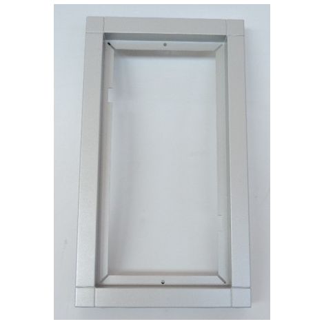 SIEDLE CADRE COMBINÉ 2 MODULES, KR 611-2/1-0, ARGENT MÉTALLISÉ, 2543366