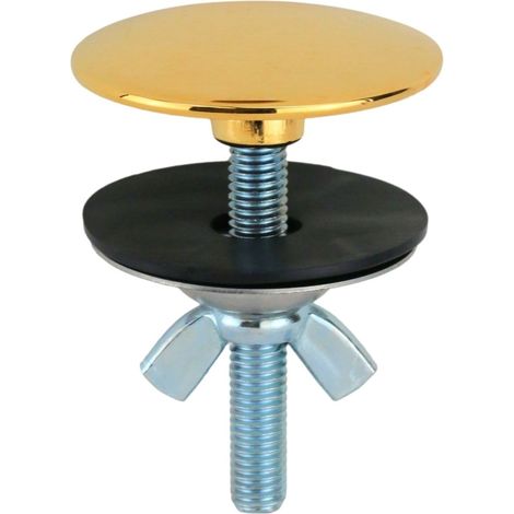 Universelle Ø49 mm Lochabdeckkappe aus poliertem Gold für Keramik De Borri W-TCSC/D Gold