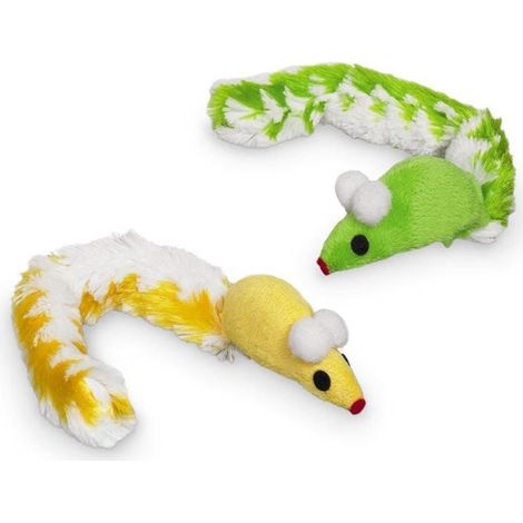Nobby Katzenspielzeug Maus mit Plüchschwanz 23 cm Spielzeug
