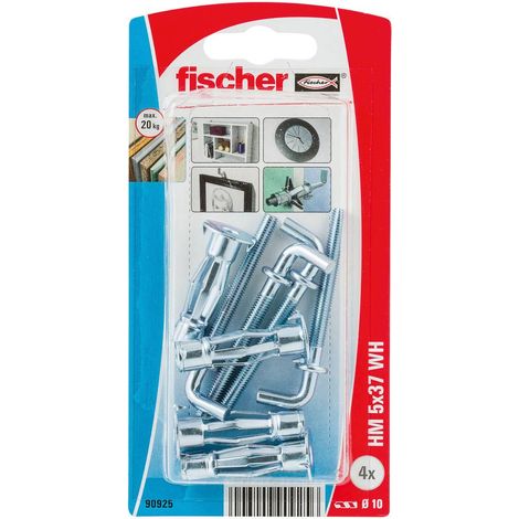 Fischer 090925 HM 5 x 37 WH K NV Tasselli per vuoti e cavità 37 mm 10 mm 1 KIT