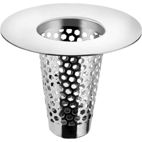 Petit filtre conique pour lavabos et siphons de sol afin d'éviter les obstructions par les cheveux dans les salles de bains. (1/5)