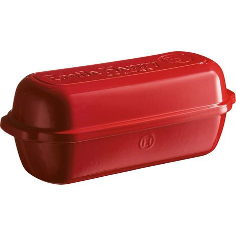 Emile Henry EH349503 Stampo per Pane di Campagna, Ceramica, 39, 5 x 16, 5 x 15 cm, Ceramica, Grand Cru, 39,5 x 16,5 x 15 cm (1/5)