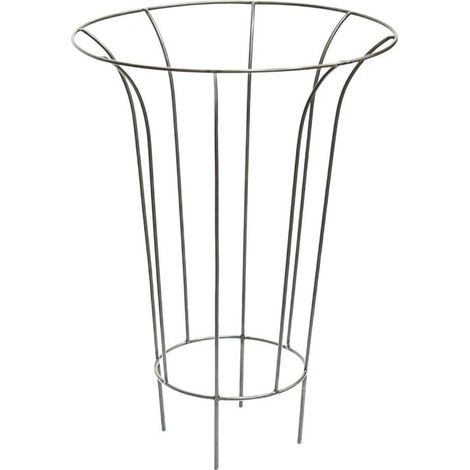 Outdoor Fluted Climber - Mild Steel - L40 x W40 x H55 cm - Zinc