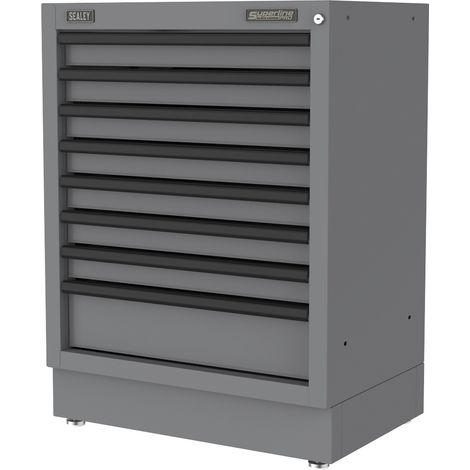 Sealey APMS39BE Superline PRO Black Edition Modular Cabinet 8 Drawer 680mm (1/2)