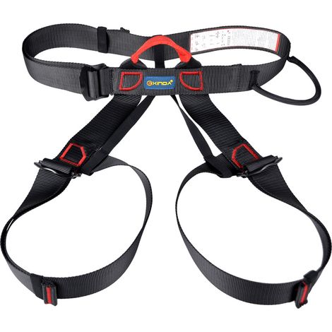 Harnais d'escalade épais, ceinture de sécurité renforcée pour protéger la taille, baudrier demi-corps élargi pour l'alpinisme et la varappe (1/3)