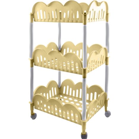 MAURY'S CARRELLO DOLLY GIALLO A 3 RIPIANI (1/2)