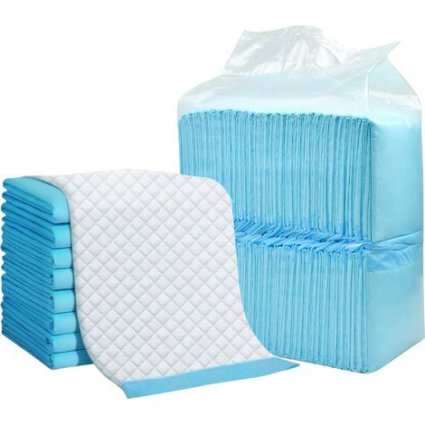Packung mit 100 hygienischen Hundeunterlagen, 45 x 33 cm, aus Vliesstoff (1/3)