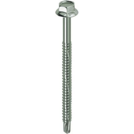 Sc Tirafondo Autoperforante TE 6,3 x 70 mm Chrom Kovervit DX Mustad