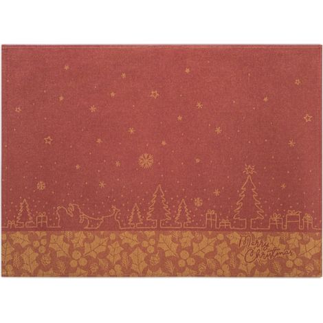 Strofinaccio da cucina Snow Christmas 50x70 9450/1 Strofinaccio in cotone rosso (1/2)