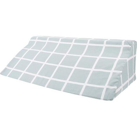 Coussin Triangulaire de Positionnement pour Adultes, Lit, Coton et Mousse (1/5)