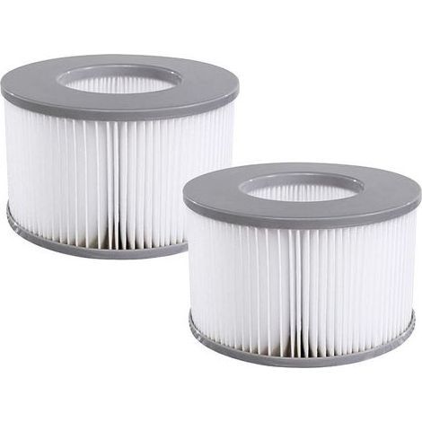 Lot de 2 cartouches filtrantes de rechange pour piscine gonflable Mspa, jacuzzi (1/5)