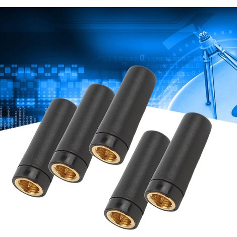 2,4-GHz-Daumenantenne, Bluetooth-WLAN-Antenne, Verstärkungsantenne für WLAN-Router, omnidirektionale Klebestabantenne mit hoher Verstärkung, schwarz. (1/5)