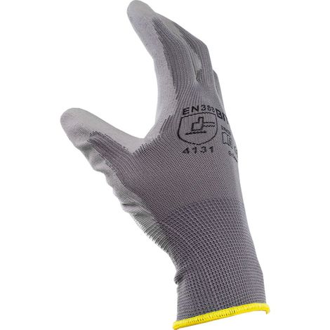 1 Paar S (7) Arbeitshandschuhe Montagehanschuhe Handschuhe Schutzhandschuhe mit PU Beschichtung