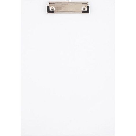 Pannello in PVC A4 con clip, bianco D.RECT