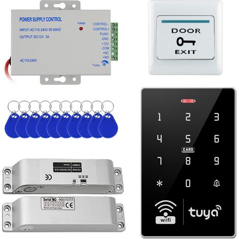 Kit Contrôle Accès Serrure Verrou Électrique (1/5)