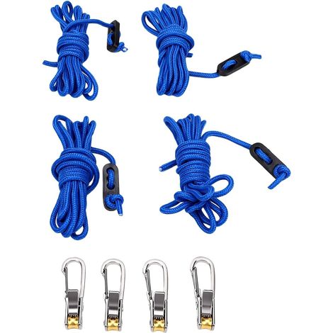 4 Outils de Serrage de Corde avec Boucle de Verrouillage (1/5)