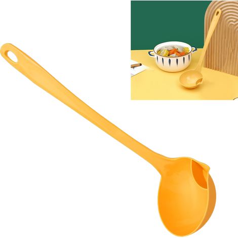 Louche à huile multifonctionnelle à long manche, filtre à huile pour la cuisine (1/5)