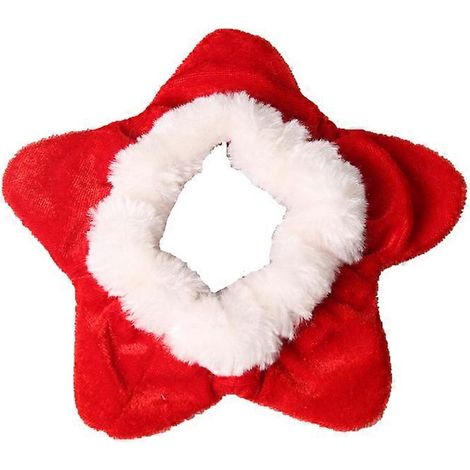 Collar navideño para mascotas, 3 piezas, bufanda de felpa cálida, decoración (1/5)
