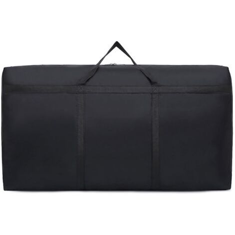90L Grands Sacs de Rangement Étanche Noir, Sac de Rangement Pliable pour Vêtements, Voyager ou Déménager (Noir) (1/5)