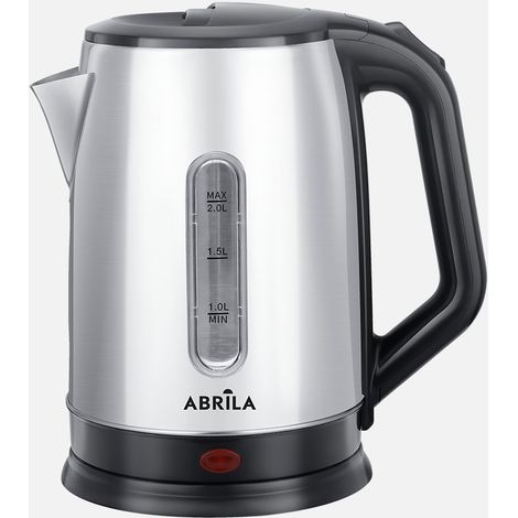 Bouilleur électrique Celta noir/argent 2L 1500W avec voyant et base tournante