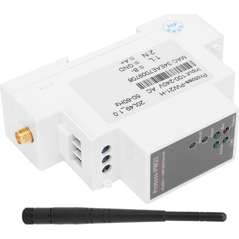 Serveur série IP RS485 vers WIFI/Ethernet (pour ECO PW21-H avec antenne, AC 100-240V) (1/5)