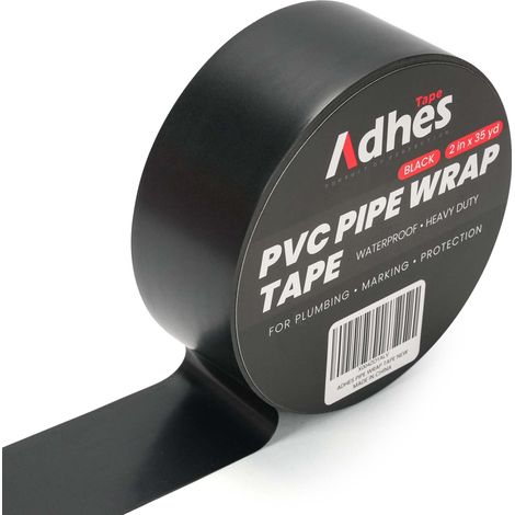 Ruban d'Étanchéité Ruban de Plombier Pour Tuyaux PVC Noir 50MM X 32M (1/5)