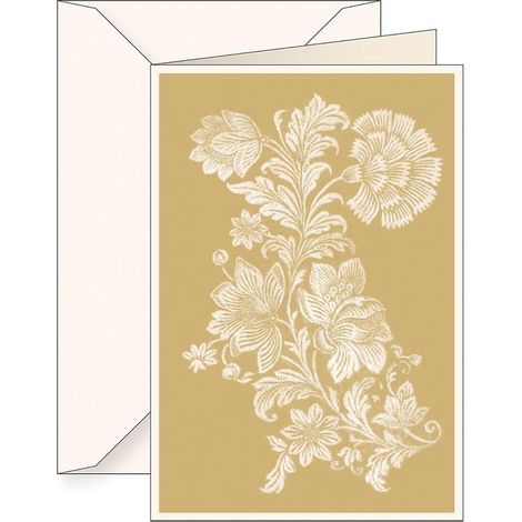 Cartolina B6 + busta 6132 Garofani gialli