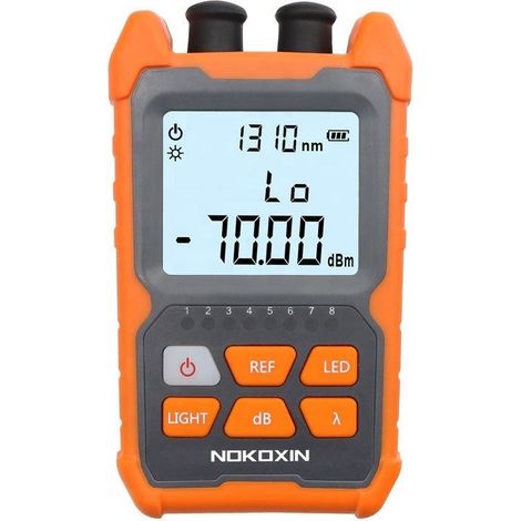 Stylo lumineux rouge tout-en-un mini 15 km, testeur d'atténuation de lumière rechargeable -70+6 (1/5)