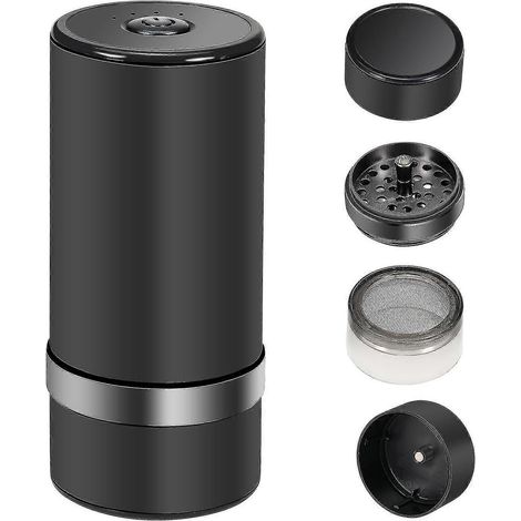 Broyeur à herbes électrique grande capacité, broyeur à épices multifonctionnel rechargeable par USB pour herbes sèches (1/5)
