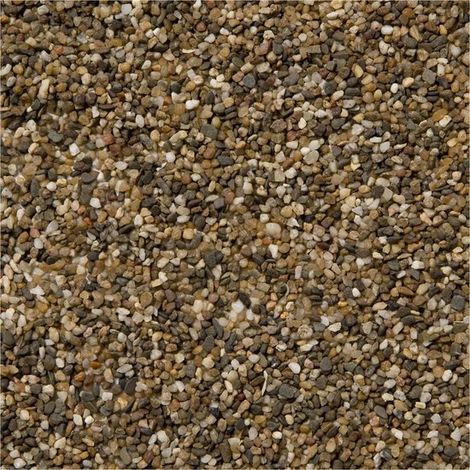 Gravier d'aquarium 1-2 mm - Aquarium - Gravier décoratif - 2,5 kg, couleur foncée (1/2)