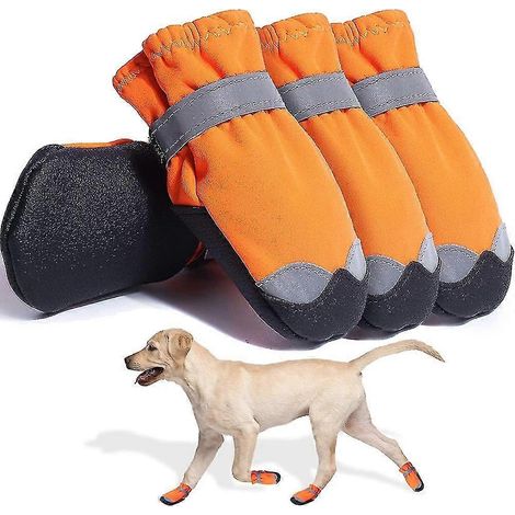 Zapatos para perros para verano, botas impermeables para pavimento caliente, para perros grandes y medianos. (1/5)