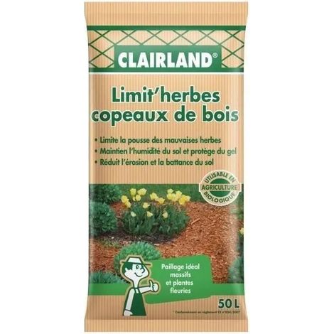 Mulch clairland Natur 50 l Kälteschutz Unkrautunterdrückung