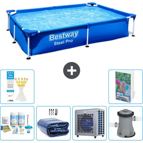 Bestway Steel Pro Rechteckig - 221x150x43 cm - 7-teilig S128 (1/5)