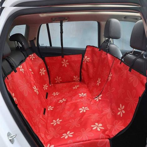 Housse De Siege Voiture Chien - Hamac Impermeable Avec Rabats Latéraux - Rembourree Antidérapante Anti-rayures - Universelle Pour Toutes Voitures - 1 Pièce (1/4)