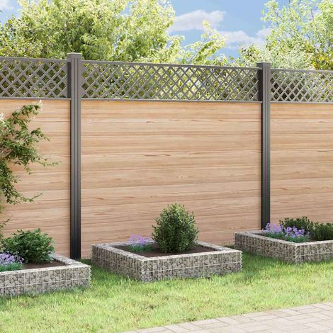 Maison Exclusive - Lit surélevé à gabion Acier galvanisé 100x100x20 cm (1/5)