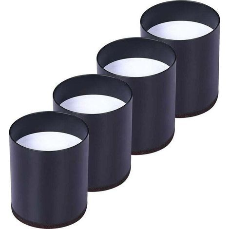 Rehausseur Pieds de Lit Lot de 4 Acier Carbone. Risers de Meubles Ajoutent Hauteur de 5CM. Supportent 10000 lbs. Rehausseurs de Table. Chaise ou Canapé. Gain d’Espace pour Bureau et Bedding(le noir).S (1/4)