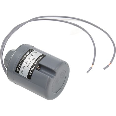 Interrupteur automatique de pression d'eau réglable pour pompe, contrôleur rond 1,82,6 bar, pressostat adaptatif (1/5)