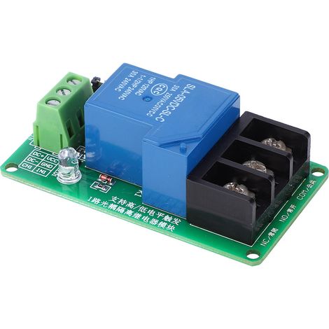 Module relais 1 canal avec isolation par optocoupleur, prise en charge des niveaux de déclenchement haut et bas, 30 A 5 V (1/5)