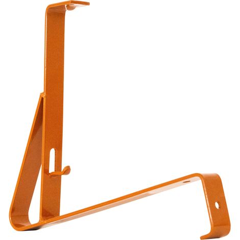 DAPRONA Support pour grille pare-neige, fixation pour tuiles ondulées (Frankfurter Pfanne) 32,5cm, certifié TÜV Rheinland - Rouge brique