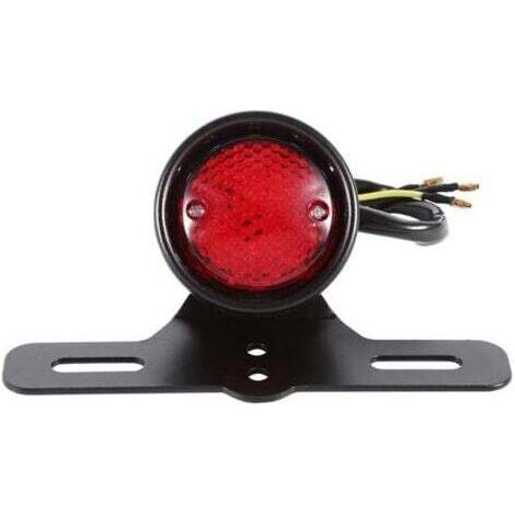 pour feux arriere moto led pour feux arriere moto led Lampe de feu stop de frein arrière rouge rétro à LED de moto pour Honda/Yamaha feux stop moto feux arriere moto led feux bobber feux stop (1/4)